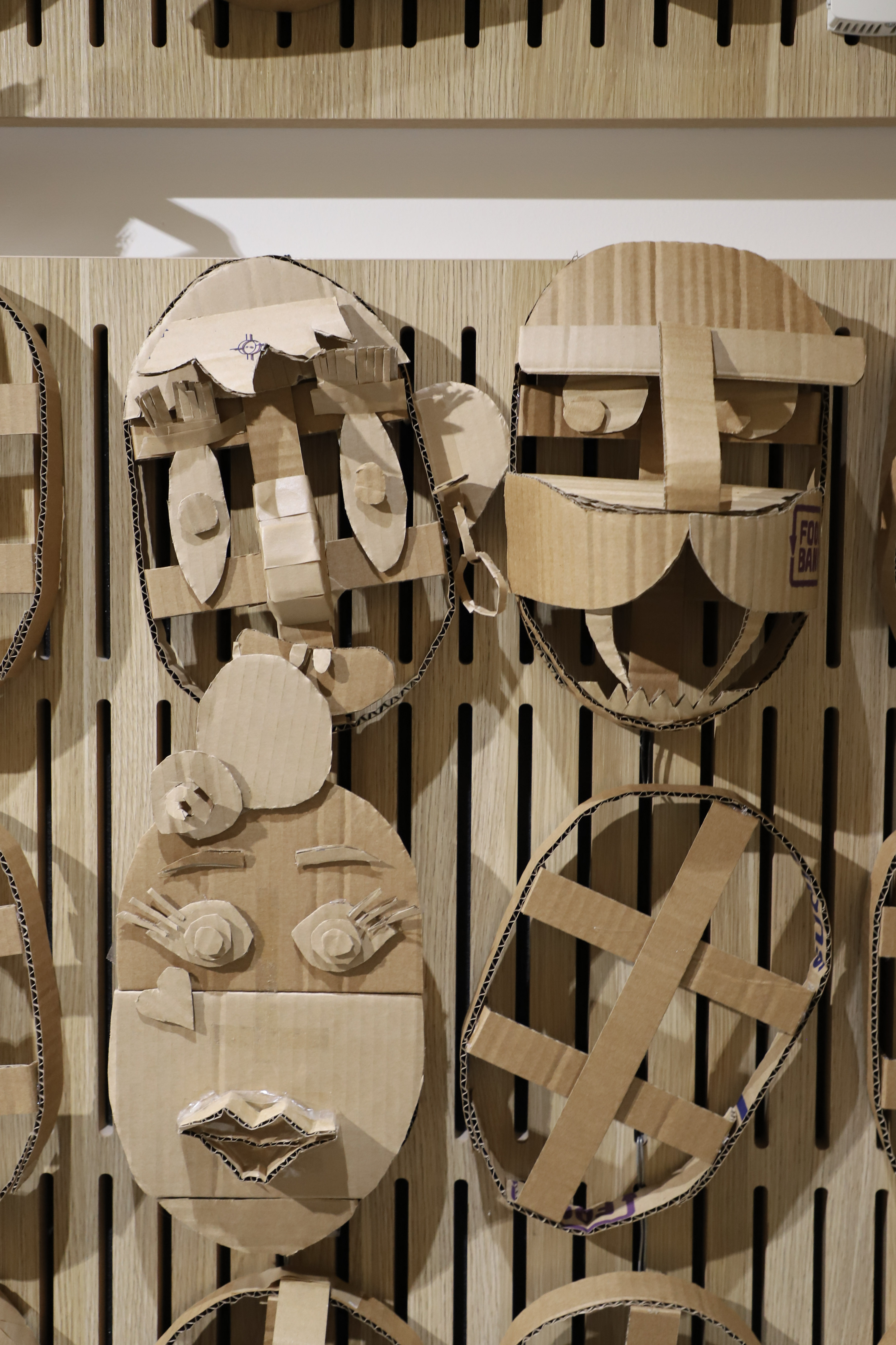 Masks on the wall