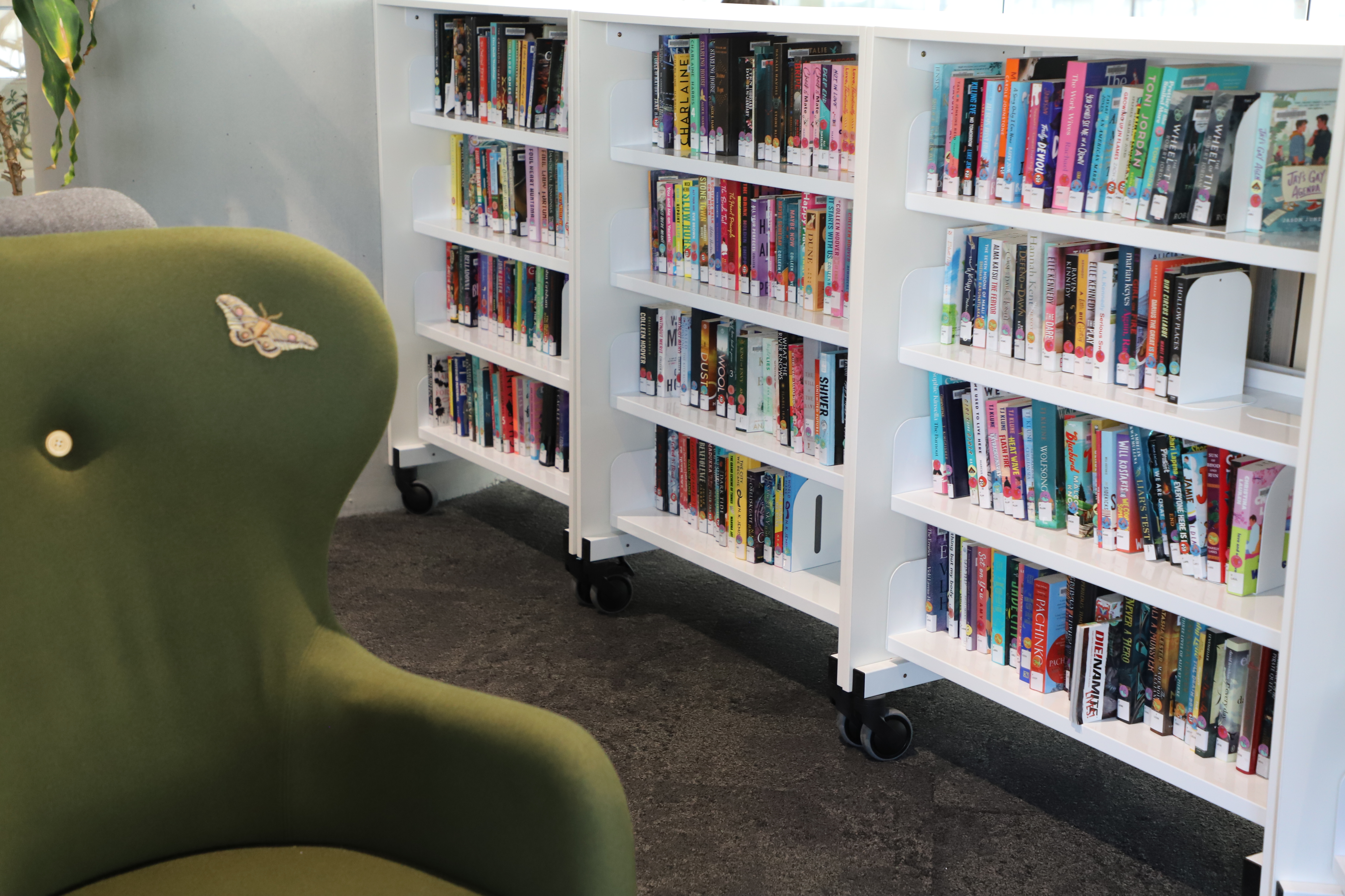 photo of leisure reading collection books and chair 