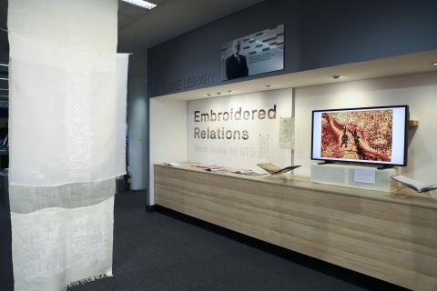 Embroidered Relations exhibition