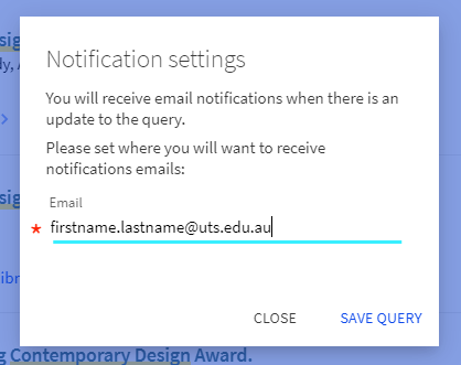 Enter your email address under Notification settings