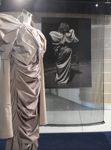 Photo of exhibition- Fashion piece on mannequin 