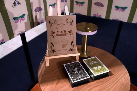 Vita's moth playing cards