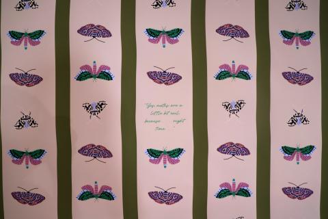 Close up of Vita's exhibition