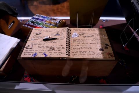 Close up of Vita's exhibition