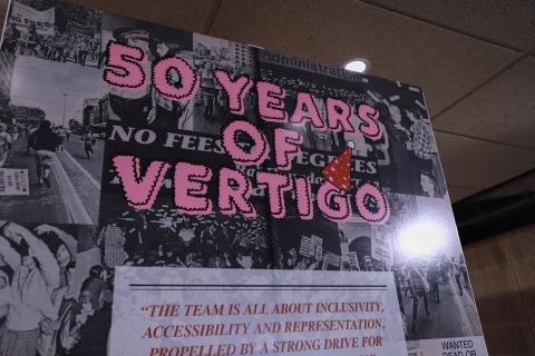 50 Years of Vertigo sign